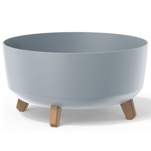 NABBI DGRL400L plastový kvetináč na nožičkách 37, 9 cm svetlosivá vyobraziť