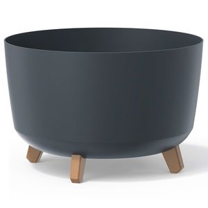 NABBI DGRL400 plastový kvetináč na nožičkách 39 cm antracit vyobraziť