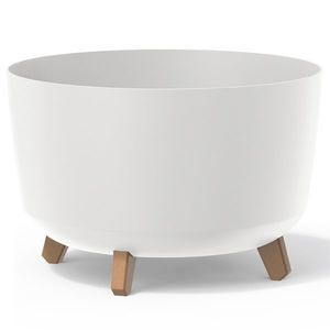 NABBI DGRL400 plastový kvetináč na nožičkách 39 cm biela vyobraziť