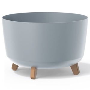 NABBI DGRL400 plastový kvetináč na nožičkách 39 cm svetlosivá vyobraziť