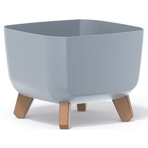 NABBI DGQL240 plastový kvetináč na nožičkách 24 cm svetlosivá vyobraziť