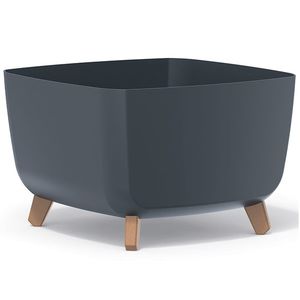 NABBI DGQL400 plastový kvetináč na nožičkách 39 cm antracit vyobraziť