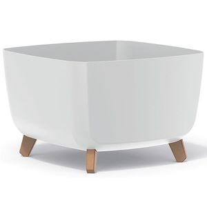 NABBI DGQL400 plastový kvetináč na nožičkách 39 cm biela vyobraziť