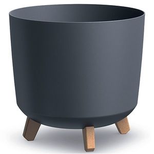 NABBI DGTL300L plastový kvetináč na nožičkách 29, 8 cm antracit vyobraziť