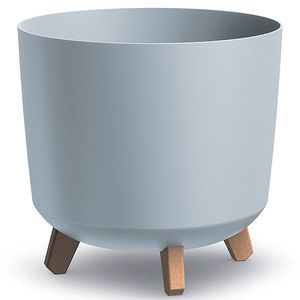 NABBI DGTL300L plastový kvetináč na nožičkách 29, 8 cm svetlosivá vyobraziť