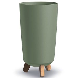 NABBI DGTL200 plastový kvetináč na nožičkách 19, 5 cm zelená vyobraziť