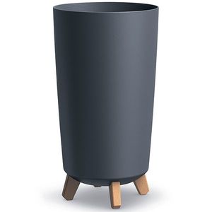 NABBI DGTL240 plastový kvetináč na nožičkách 23, 9 cm antracit vyobraziť