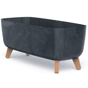 NABBI DGCL600E plastový kvetináč na nožičkách 58 cm antracit vyobraziť