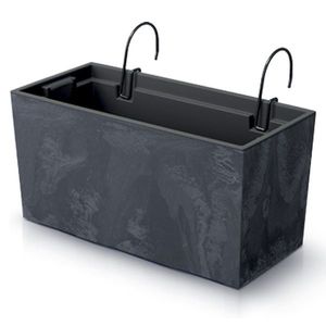 NABBI DUC400EW plastový balkónový kvetináč 39, 5 cm antracit vyobraziť
