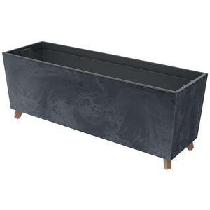 NABBI DUC800NE plastový kvetináč na nožičkách 77 cm antracit vyobraziť