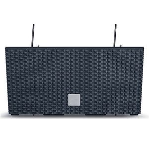 NABBI DRC400W plastový balkónový kvetináč 39, 5 cm antracit vyobraziť