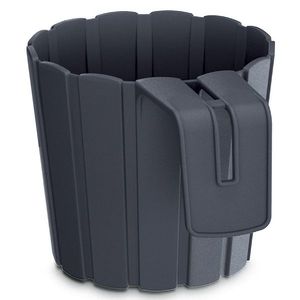 NABBI DDEZ150 plastový balkónový kvetináč 14, 4 cm antracit vyobraziť