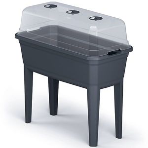 NABBI IPE750 plastové parenisko na nožičkách 74, 6 cm antracit vyobraziť