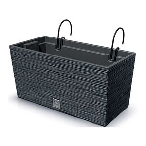 NABBI DFC400W plastový balkónový kvetináč 39, 5 cm antracit vyobraziť