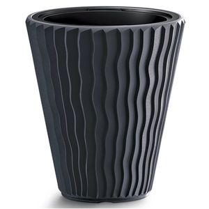 NABBI DBSP300 plastový kvetináč 29, 7 cm antracit vyobraziť