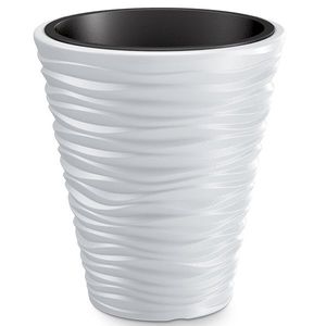 NABBI DBSA400 plastový kvetináč 38, 8 cm biela vyobraziť