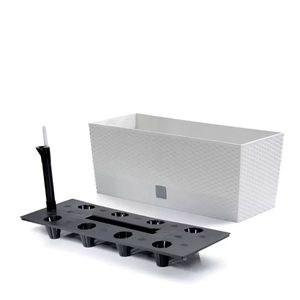 NABBI DRTC600 samozavlažovací plastový kvetináč 60 cm biela vyobraziť