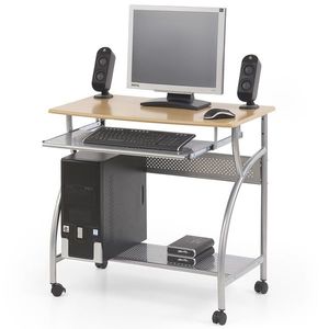 HALMAR B-6 pc stolík na kolieskach oceľ / jelša vyobraziť