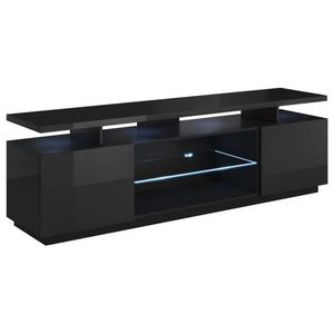 CAMA MEBLE Eva tv stolík čierny lesk vyobraziť
