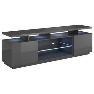 CAMA MEBLE Eva tv stolík grafit lesk vyobraziť