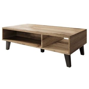 CAMA MEBLE Nord konferenčný stolík dub wotan / čierna vyobraziť