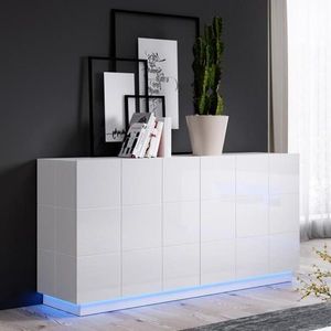 CAMA MEBLE Reja KOM2D dvojdverová komoda biely lesk vyobraziť