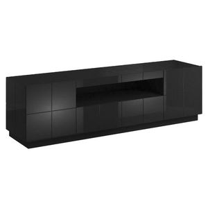 CAMA MEBLE Reja tv stolík čierny lesk vyobraziť