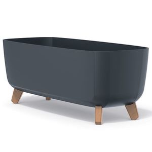 NABBI DGCL600 plastový kvetináč na nožičkách 58 cm antracit vyobraziť