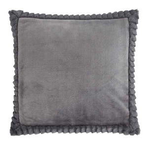Dekoračný vankúš 55x55 cm Velvet and Faux Fur - Catherine Lansfield vyobraziť