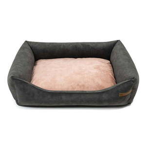Ružovo-tmavosivý pelech pre psa 75x85 cm SoftBED Eco L – Rexproduct vyobraziť