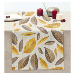 Behúň na stôl 40x130 cm Yellow And Brown Leaves – Mila Home vyobraziť