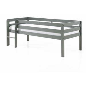 Sivá detská vyvýšená posteľ Vipack Pino, 90 x 200 cm vyobraziť