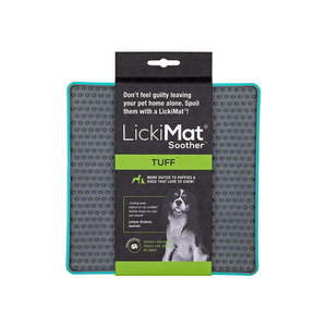 Lízacia podložka Soother Tuff Turquoise – LickiMat vyobraziť