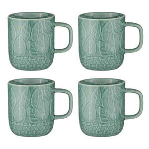 Tyrkysové porcelánové hrnčeky v súprave 4 ks 400 ml Heath Jade – Ladelle vyobraziť