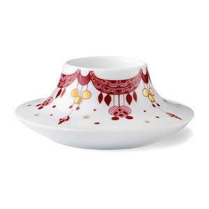 Porcelánový svietnik s vianočným motívom Guirlande – Kähler Design vyobraziť