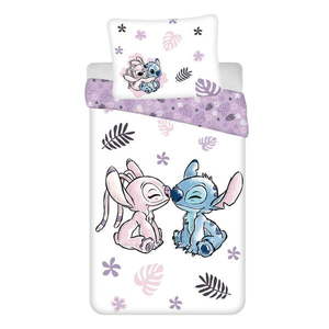 Bavlnené detské obliečky na jednolôžko 140x200 cm Lilo and Stitch - Jerry Fabrics vyobraziť