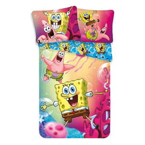 Bavlnené detské obliečky na jednolôžko 140x200 cm Sponge Bob - Jerry Fabrics vyobraziť