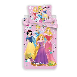 Bavlnené detské obliečky na jednolôžko 140x200 cm Princess - Jerry Fabrics vyobraziť