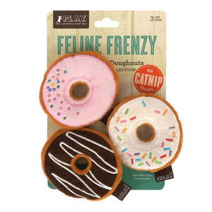 Hračky pre mačku v súprave 3 ks Donuts – P.L.A.Y. vyobraziť