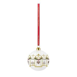 Sklenená ručne fúkaná vianočná ozdoba ø 8 cm Annual Christmas Bauble – Holmegaard vyobraziť