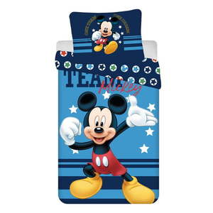 Bavlnené detské obliečky na jednolôžko 140x200 cm Mickey Team - Jerry Fabrics vyobraziť
