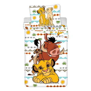 Bavlnené detské obliečky na jednolôžko 140x200 cm Lion King Africa - Jerry Fabrics vyobraziť