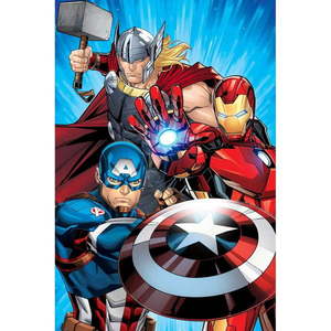 Detská deka z mikroplyšu 100x150 cm Avengers Heroes - Jerry Fabrics vyobraziť