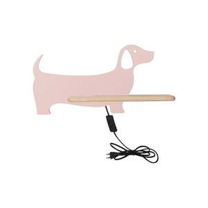 Ružové detské svietidlo Dog - Candellux Lighting vyobraziť