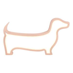 Ružová detská lampička Dog - Candellux Lighting vyobraziť