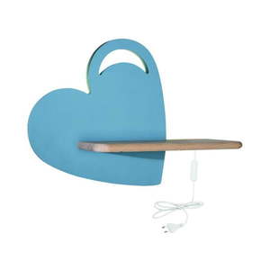 Modré detské svietidlo Heart - Candellux Lighting vyobraziť