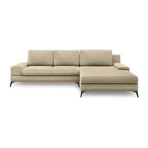 Béžová rozkladacia rohová pohovka Windsor & Co Sofas Planet, pravý roh vyobraziť