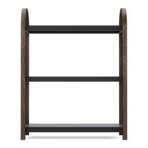 Čierny prírodný regál v dekore orecha 72x90 cm Bellwood - Umbra vyobraziť