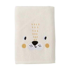 Krémovobiely bavlnený detský uterák 50x75 cm King – Foutastic vyobraziť
