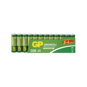 Zinkové batérie AA 12 ks GREENCELL - EMOS vyobraziť